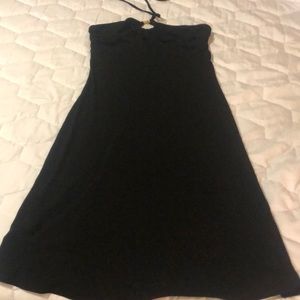 Daisy Fuentes, black sundress